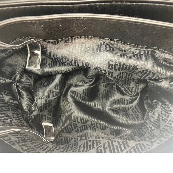 KURT GEIGER Kensington Quilted Leather Shoulder‎ Handbag Goth Punk Eagle ($275) - Picture 11 of 12